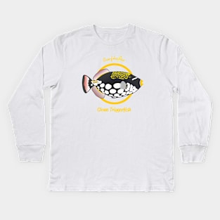 Clown Triggerfish Kids Long Sleeve T-Shirt